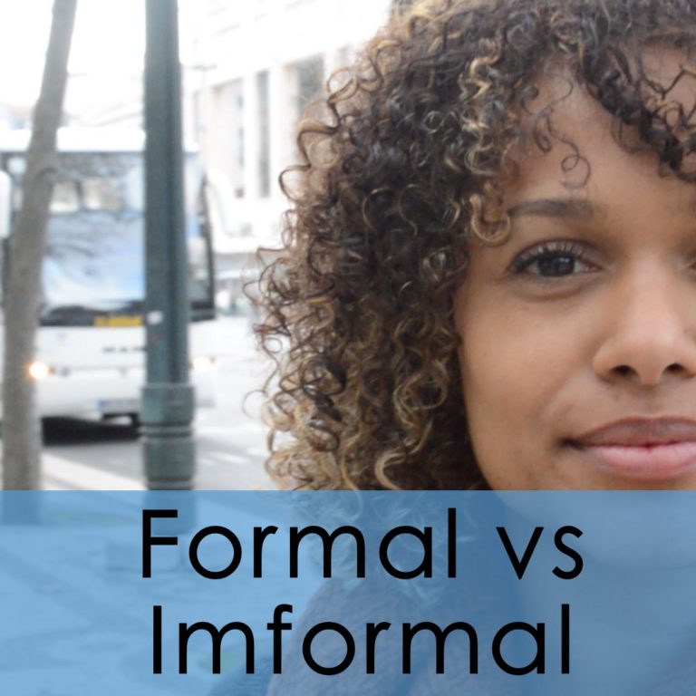 Formal vs Informal European Portuguese