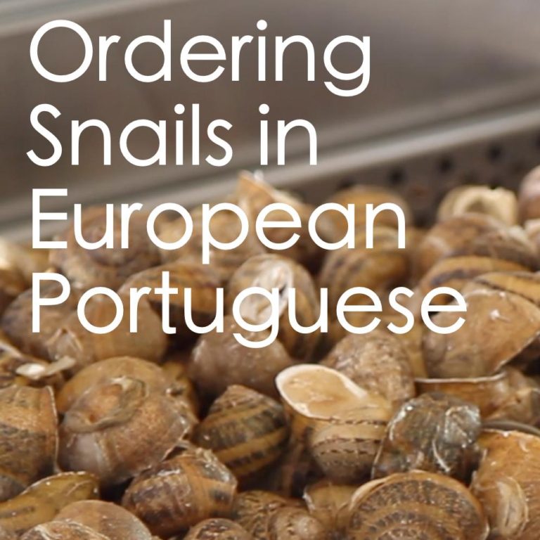 Ordering Snails in European Portuguese