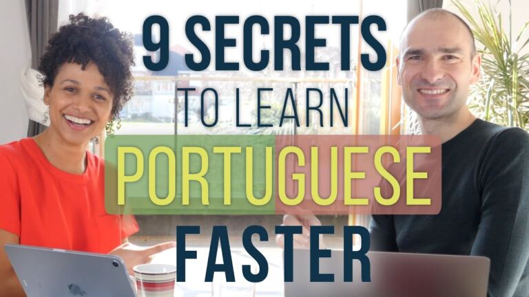 9 Secrets to Learn Portuguese (Portugal) Faster! (in Portuguese with subtitles)