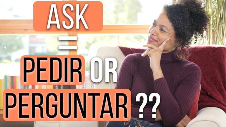 How to say “ask” in Portuguese – “perguntar” OR “pedir” [in portuguese – PT & EN Subs]