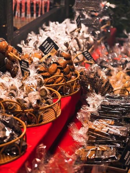Cookies on Display in the Confectionery