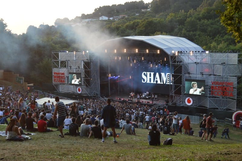 People Enjoying the Concert